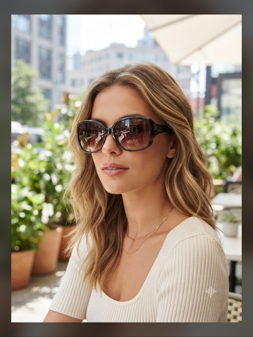 Vintage Armani Exchange Sunglasses Style AX192/S YJD Black To Gray Cat Butterfly